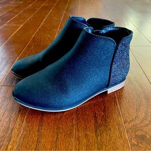 Black Simmer Ankle Booties